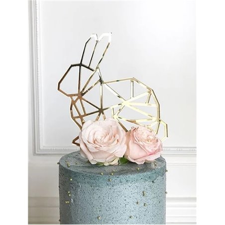 Gold Bunny Decoration