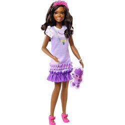 My First Barbie - Brooklyn Doll (AA, wavy black hair)