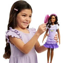 My First Barbie - Brooklyn Doll (AA, wavy black hair)