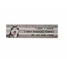 Boston Terrier Wooden Ruler (15cm)