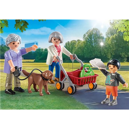 Playmobil Grandparents with Child