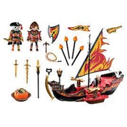 Playmobil - Burnham Raiders Fire Ship