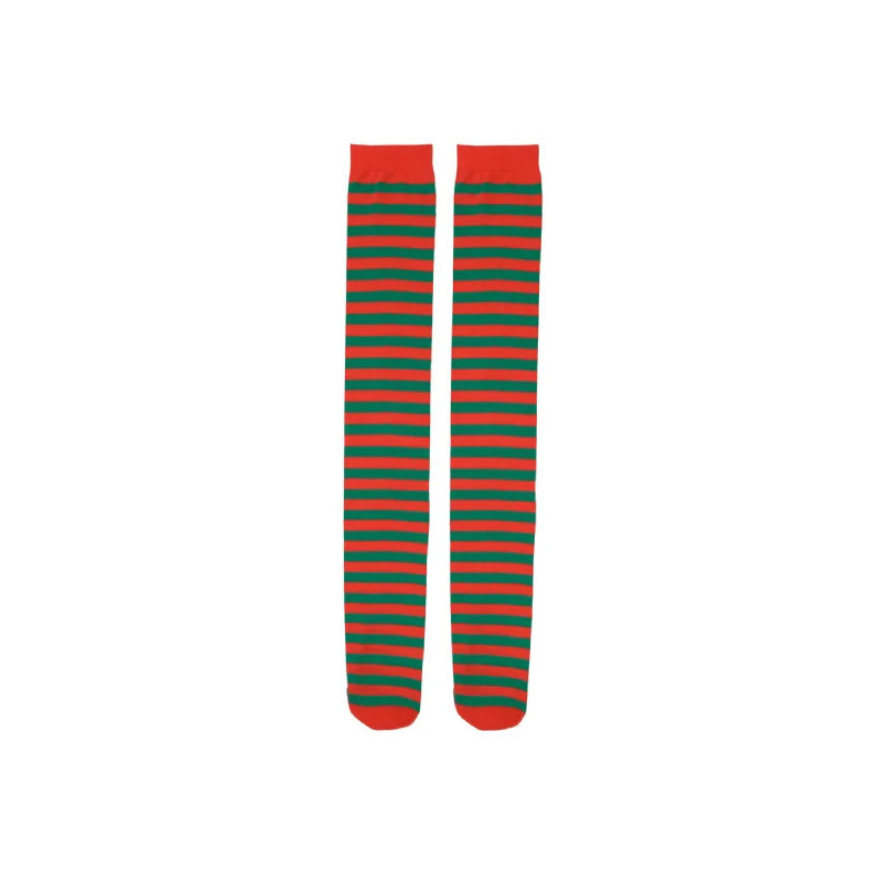 Jenam Christmas - Striped stockings (Green & Red)