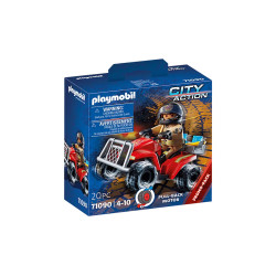 Playmobil Fire Rescue Quad (Pull back action)