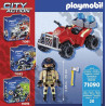 Playmobil Fire Rescue Quad (Pull back action)