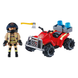 Playmobil Fire Rescue Quad (Pull back action)