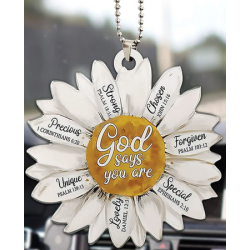 God Says Keychain / Tree...