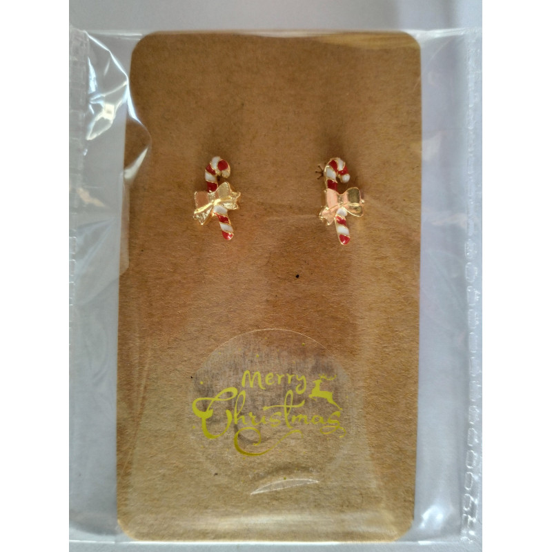 Festive Earrings - Little Candy Canes