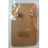 Festive Earrings - Sparkly Reindeer