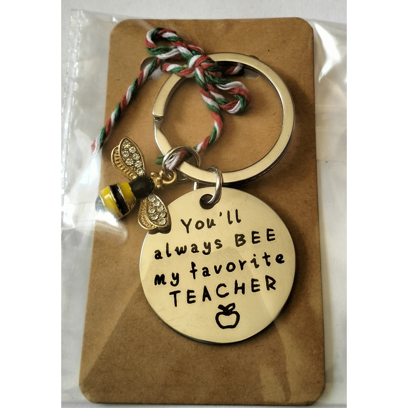 Teacher Appreciation - Bee Keyring