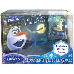 Book & Glitter Globe Giftset - Olaf's Night Before Christmas