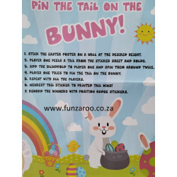 Easter Game - Pin the Tail on the Bunny