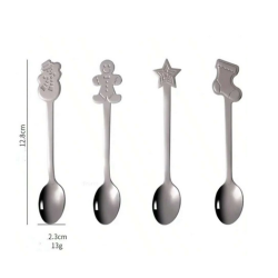 Festive Teaspoons - Silver  (EACH)