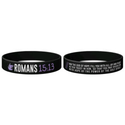 Silicone Band - Romans 15:13 (Each)