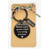 Teacher Appreciation - Principal Keyring (Black metal)