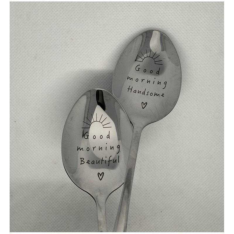 Couples Cereal Spoons (set of 2)