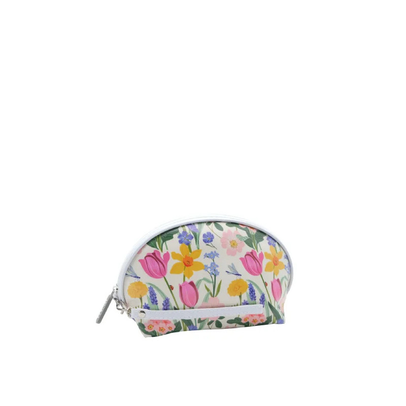 Time to Bloom Oval Cosmetic Bag