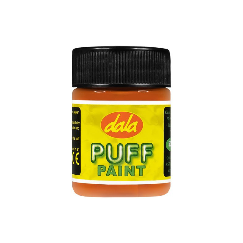 Dala - Craft Supplies - Puff Paint (30ml) - Orange