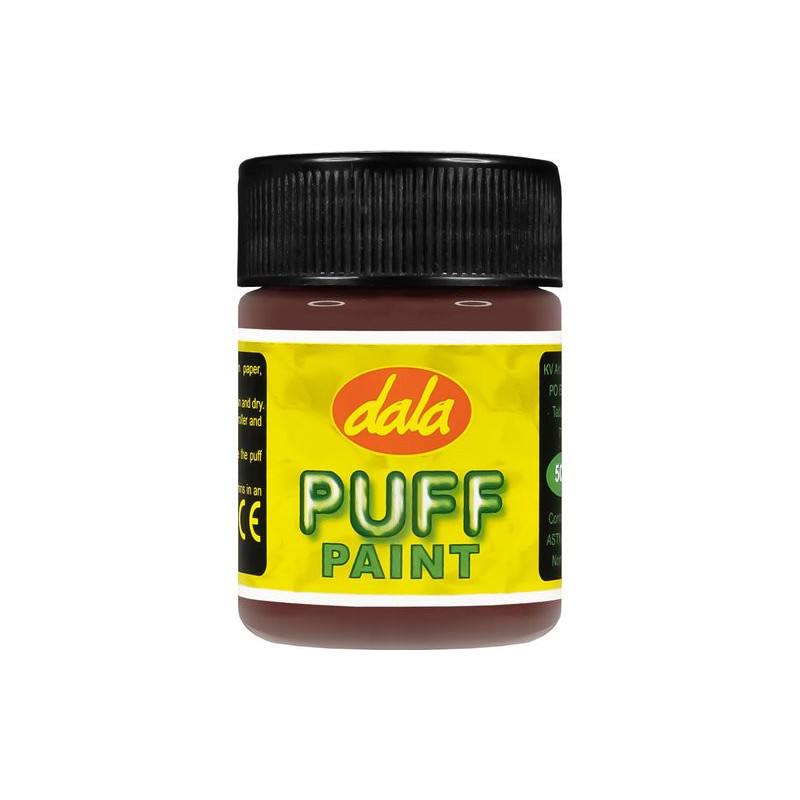 Dala - Craft Supplies - Puff Paint (30ml) - Brown