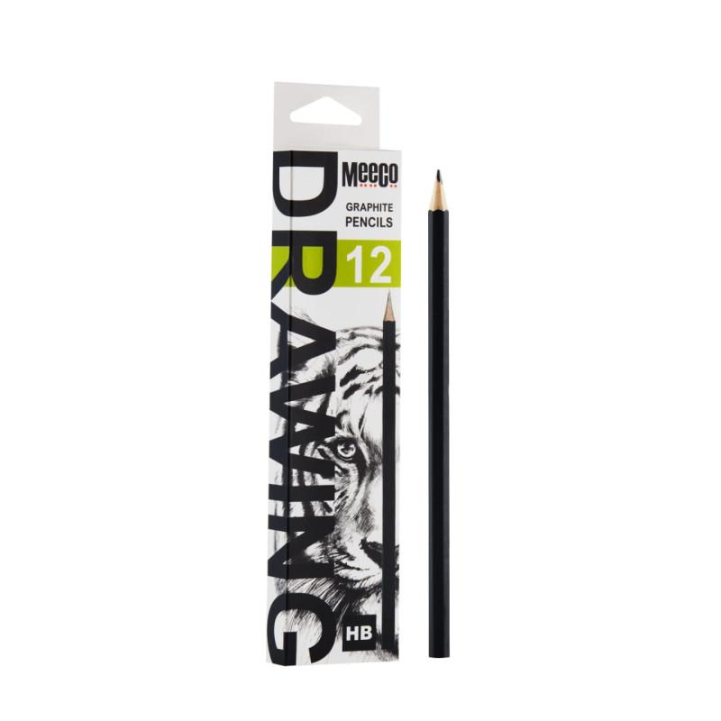 Meeco HB Graphite Pencils (12 pack)