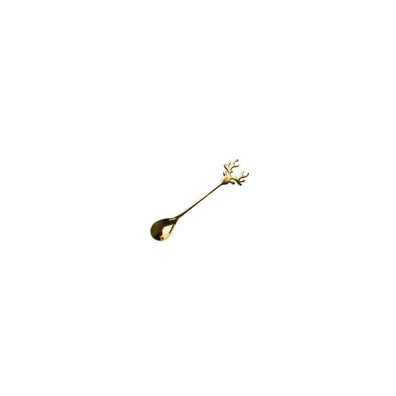 Antler Teaspoon - Gold