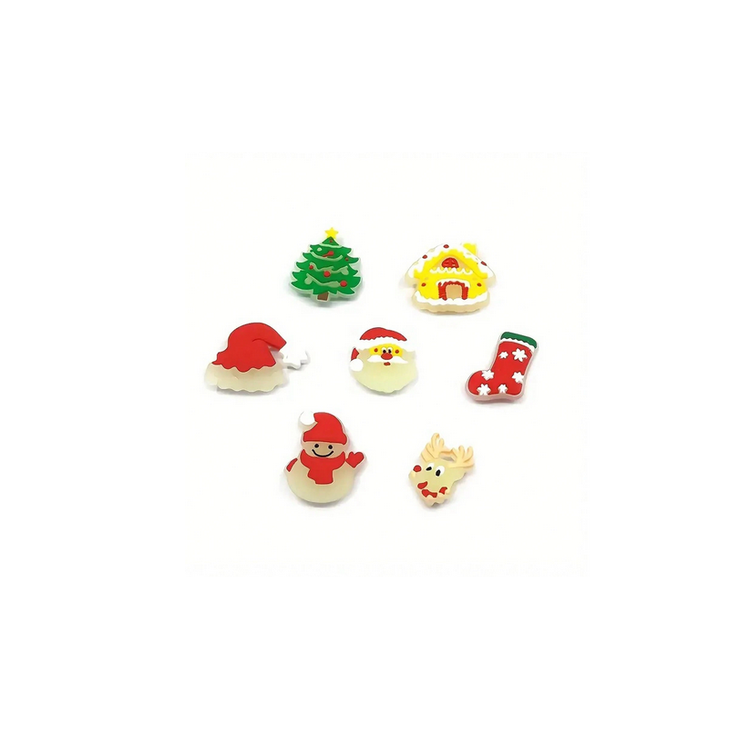 Christmas Shoe Charms (Glow in the Dark)