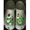 Christmas Shoe Charms (Glow in the Dark)