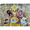 Christmas Nativity Mini Eraser Set