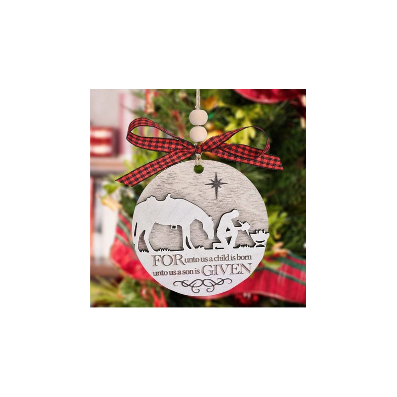 Jesus Birth - D.I.Y. Christmas Tree Ornament