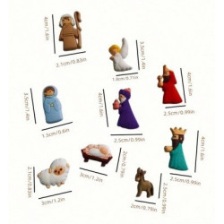 Nativity Mini Magnet Set