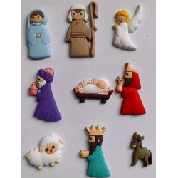 Nativity Mini Magnet Set