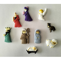 Nativity Mini Magnet Set