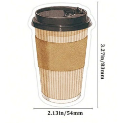 Cafe Latte Sticky Notes