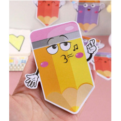 Pencil Sticky Notes (Each)