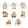 Gingerbread House Tree Ornaments (PVC)