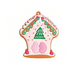 Gingerbread House Tree Ornaments (PVC)