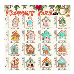 Gingerbread House Tree Ornaments (PVC)