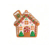 Gingerbread House Tree Ornaments (PVC)