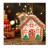 Gingerbread House Tree Ornaments (PVC)