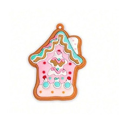 Gingerbread House Tree Ornaments (PVC)