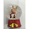 Glass Snow Globe (6cm) - Reindeer