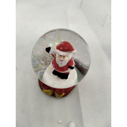 Glass Snow Globe (6cm) - Santa
