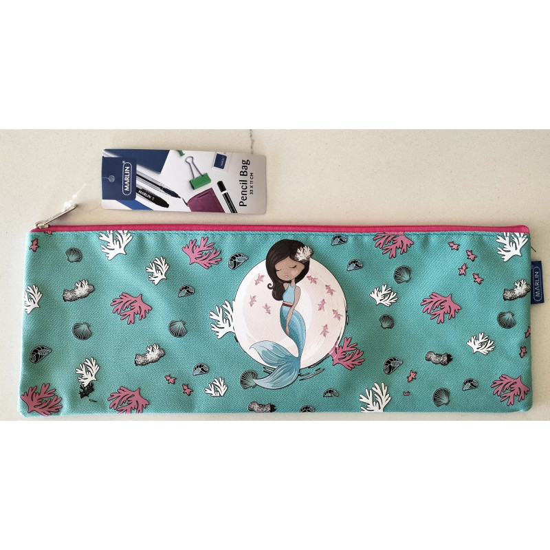 Marlin 1-Division Pencil Case - Mermaid