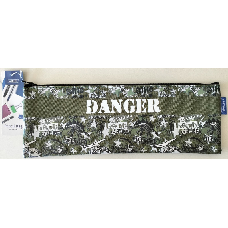 Marlin 1-Division Pencil Case - Dinosaur