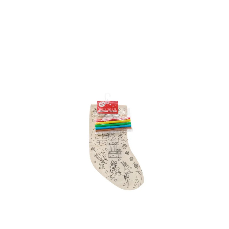 Jenam Christmas - Colour your own Christmas Stocking