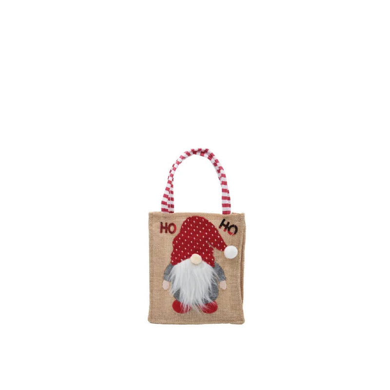 Jenam Christmas - Gnome Hessian Bag (small)