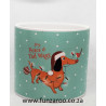 Jenam Christmas - Ceramic Plant Pot - Dachshund
