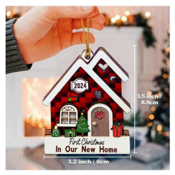 New Home 2024 Acrylic Tree Ornament