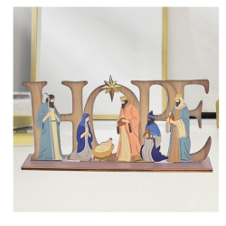 Wooden Ornament - Hope