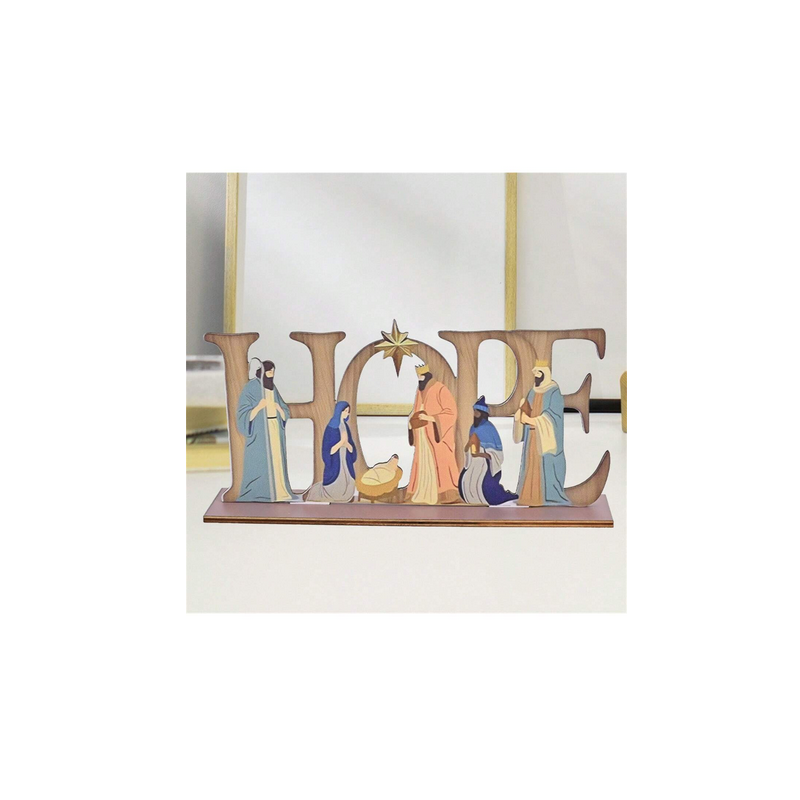 Wooden Ornament - Hope